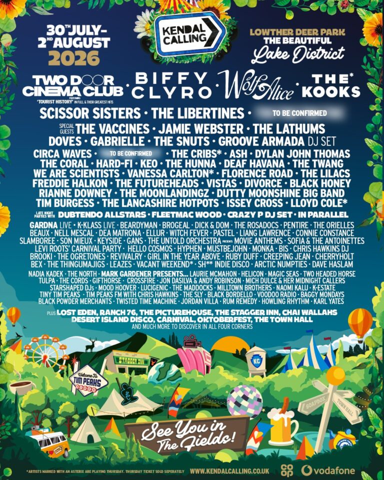 FESTIVAL NEWS: Kendal Calling Announce 2026 Line-Up – Bring the Noise UK